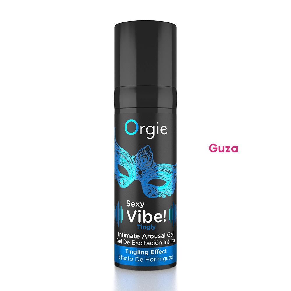 Интимный гель Orgie Sexy Vibe! Tingly, черный, с эффектом покалывания, 15 мл — фото 2