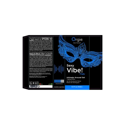 Интимный гель Orgie Sexy Vibe! Tingly, черный, с эффектом покалывания, 15 мл — фото 4