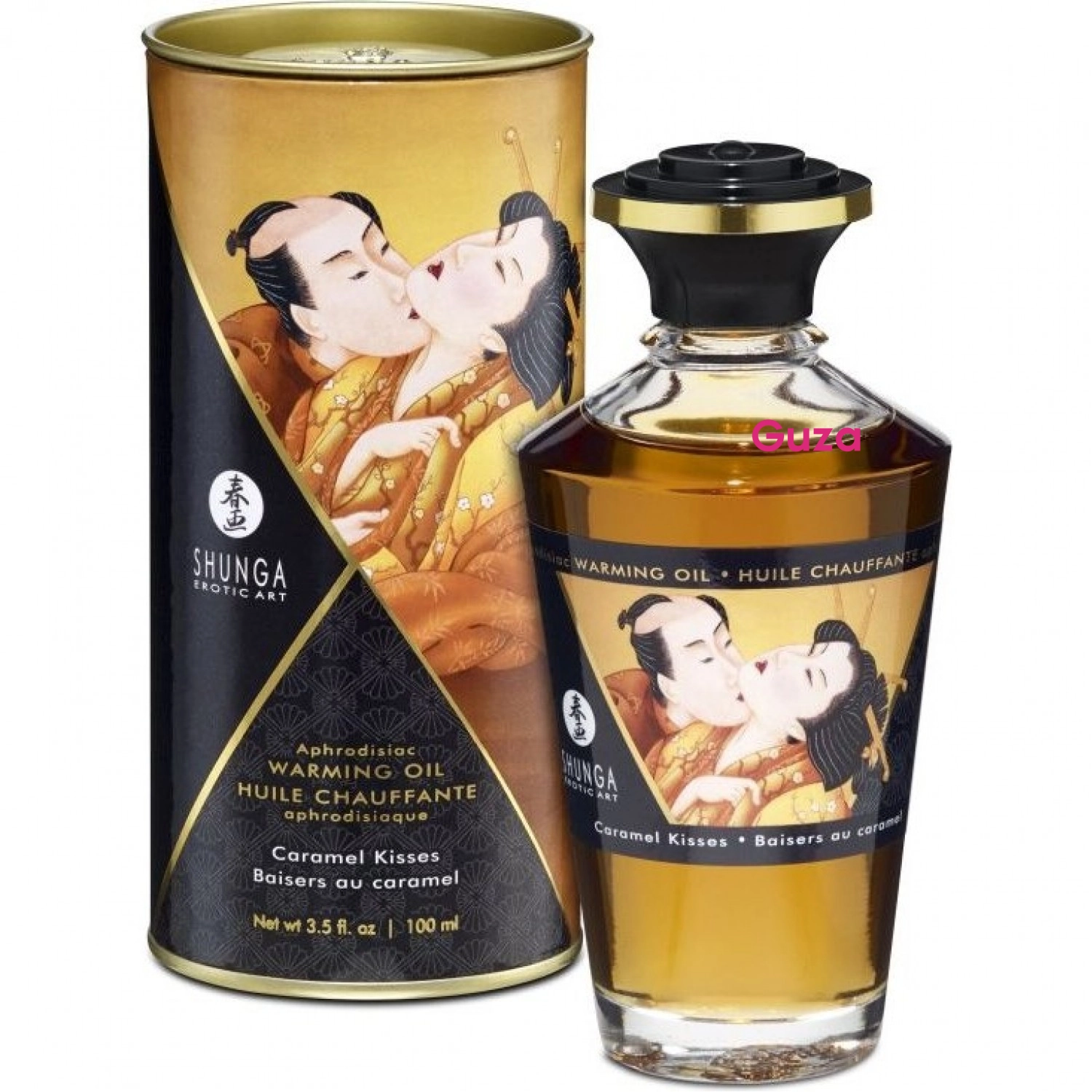 Массажное масло согревающее Shunga Caramel Kisses 100 мл — фото 2