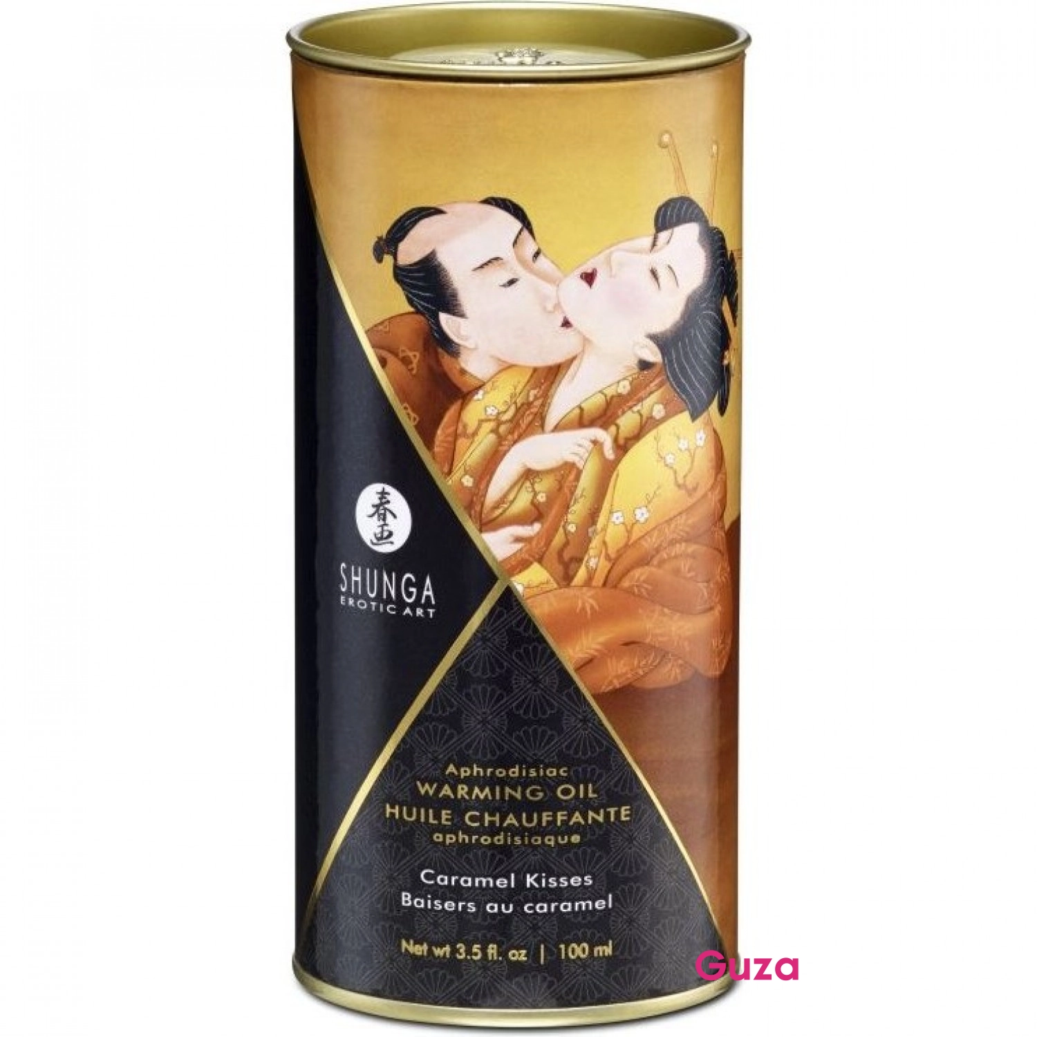 Массажное масло согревающее Shunga Caramel Kisses 100 мл — фото 4