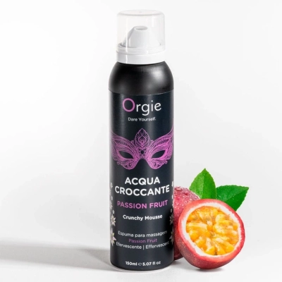 Orgies Acqua Croccante Passion Fruit — Шипучий мусс для массажа, 150 мл