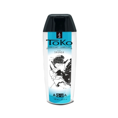 Лубрикант TOKO SHUNGA AQUA, 165 мл, прозрачный, с восточным дизайном