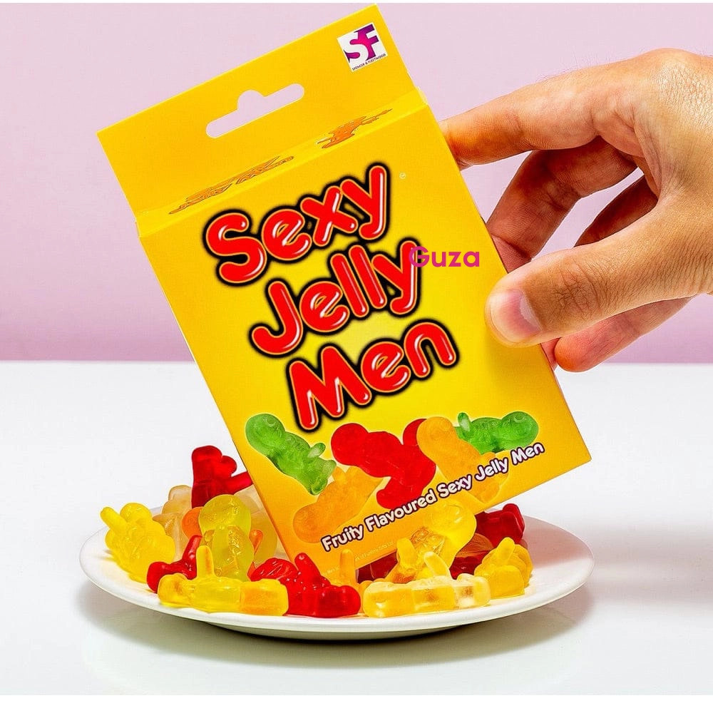 Съедобный аксессуар Sexy Jelly Men, фруктовые жевательные конфеты в форме фигурок, разноцветные — фото 1