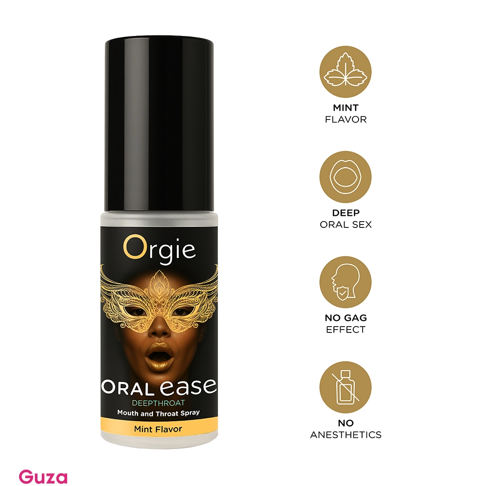 Интимный спрей для рта и горла Orgie Oral Ease Deepthroat, мятный вкус, 15 мл — фото 3