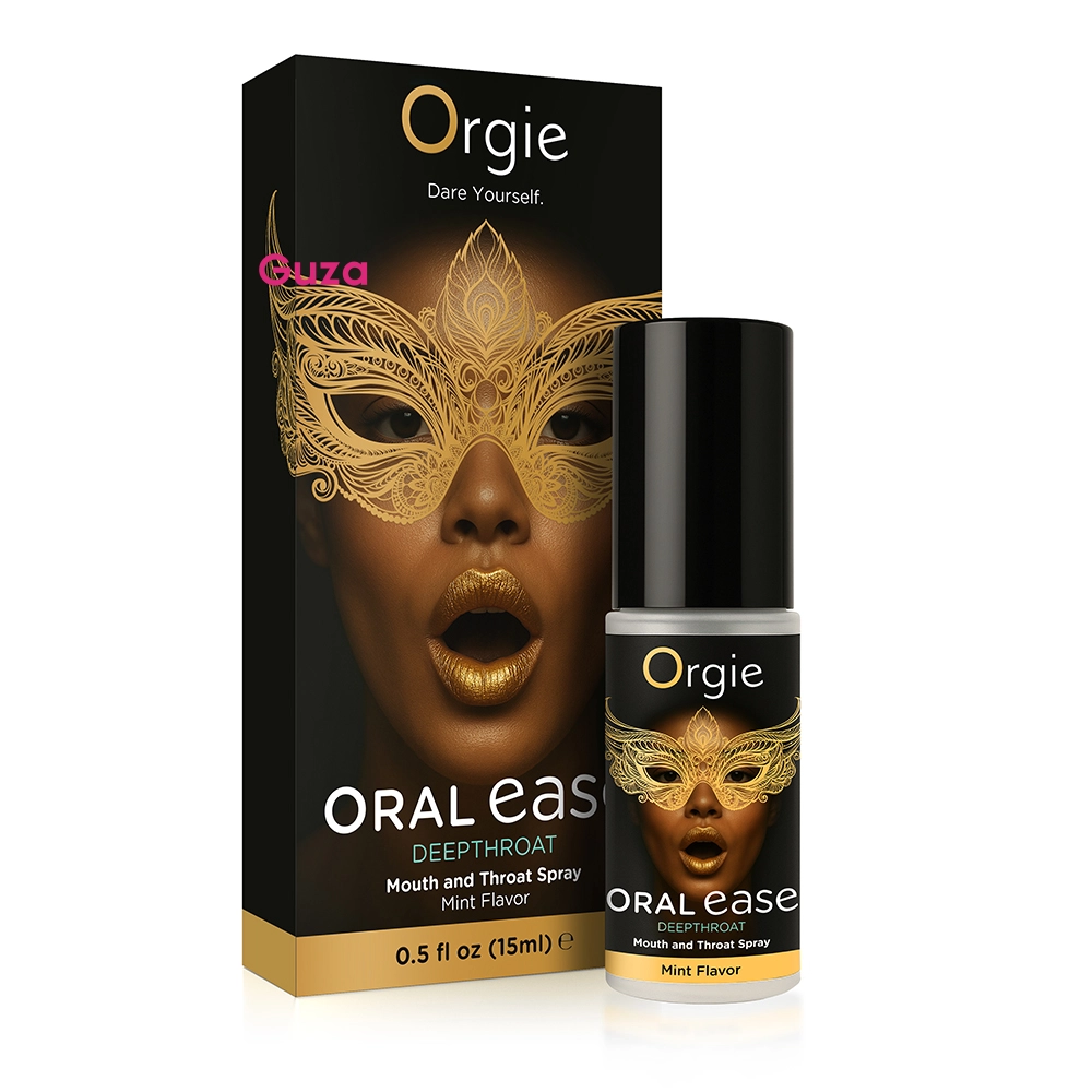 Интимный спрей для рта и горла Orgie Oral Ease Deepthroat, мятный вкус, 15 мл — фото 1