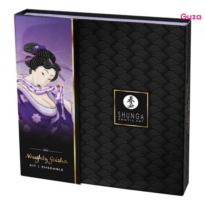 Набор Shunga Erotic Art Naughty Geisha с интимными гелями, кремом, лубрикантом и вибратором — фото 4