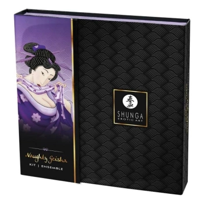 Набор Shunga Erotic Art Naughty Geisha с интимными гелями, кремом, лубрикантом и вибратором — фото 5