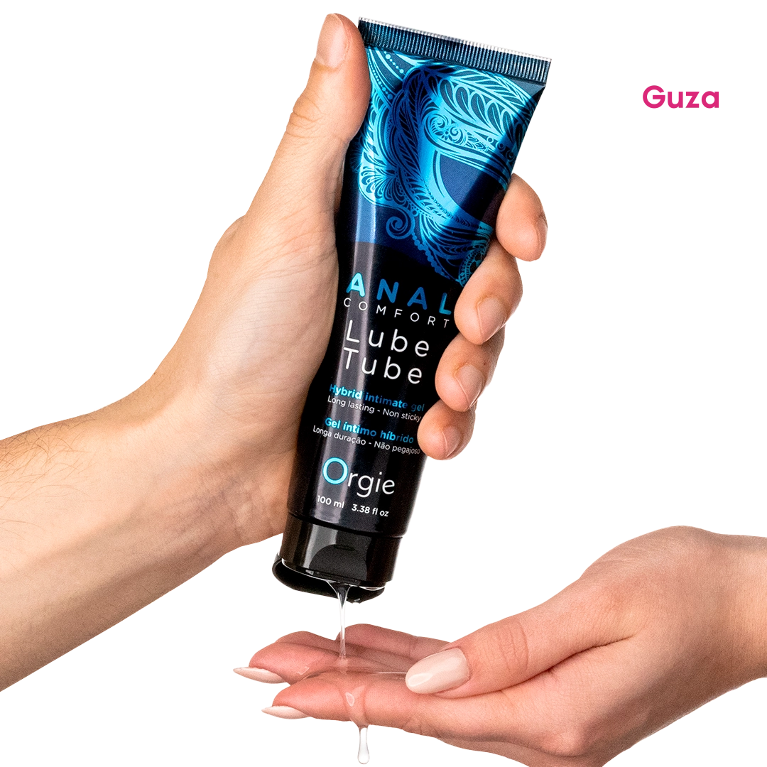 Интимный гибридный гель Orgies ANAL COMFORT Lube Tube, стойкий, нелипкий, 100 мл — фото 3