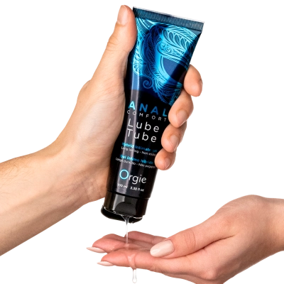 Интимный гибридный гель Orgies ANAL COMFORT Lube Tube, стойкий, нелипкий, 100 мл — фото 3