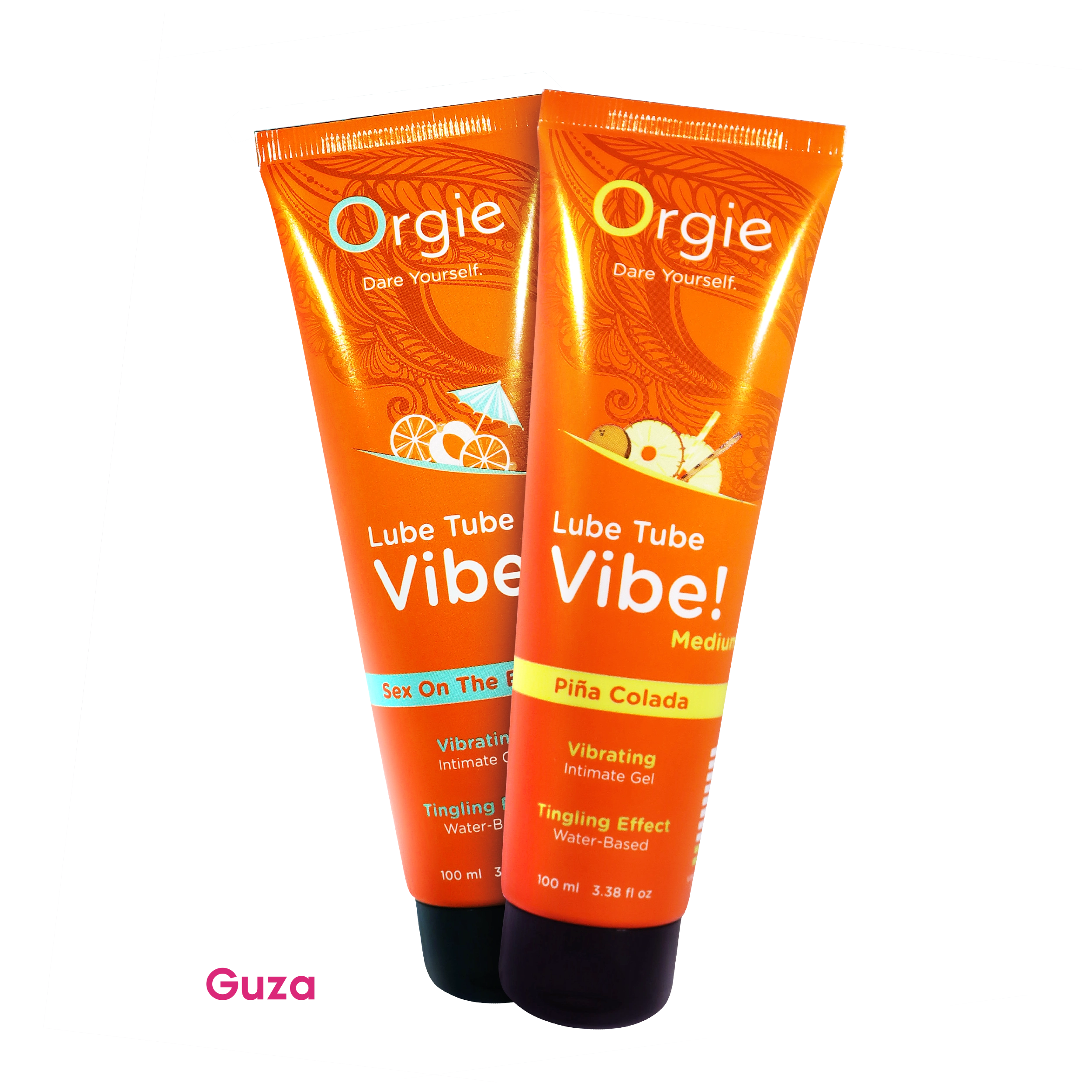 Orgies Lube Tube Vibe! Intimate Gel Piña Colada, водная основа, вибрирующий и покалывающий эффект, 100 мл — фото 3