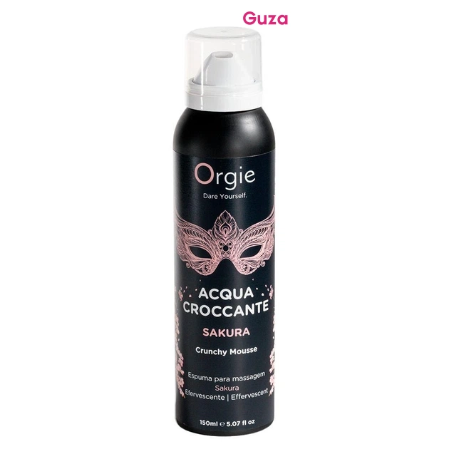 Orgies Acqua Croccante Sakura Crunchy Mousse - Эффервесцентная массажная пена 150мл — фото 4