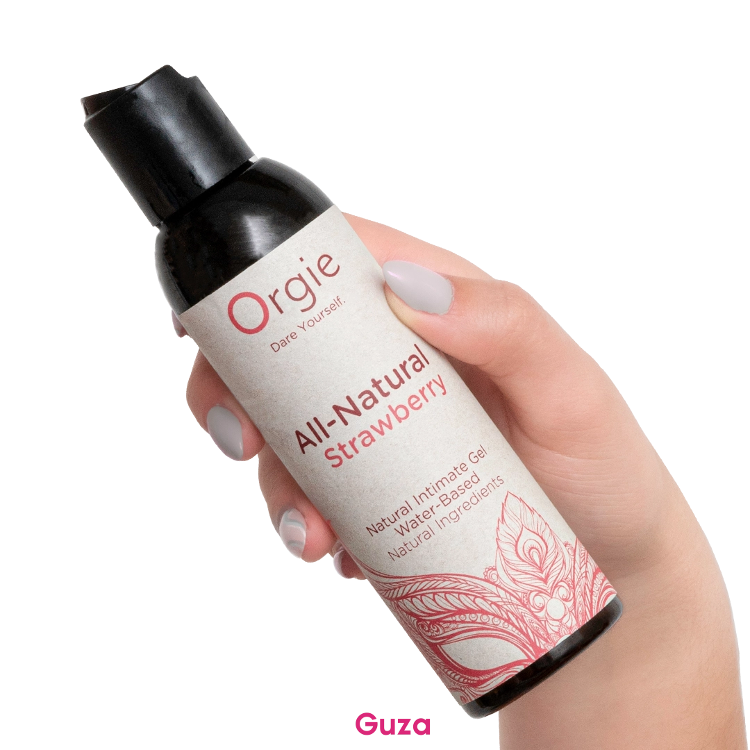 Orgies All-Natural Strawberry Интимный гель на водной основе с ароматом клубники — фото 2