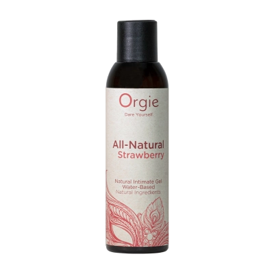 Orgies All-Natural Strawberry Интимный гель на водной основе с ароматом клубники