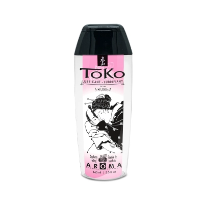 Лубрикант TOKO SHUNGA с ароматом малины, 165 мл, в бутылке с японским стилем