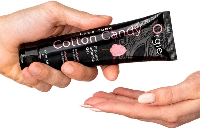 Интимный гель Orgies Cotton Candy со вкусом сахарной ваты, на водной основе, 100 мл — фото 4