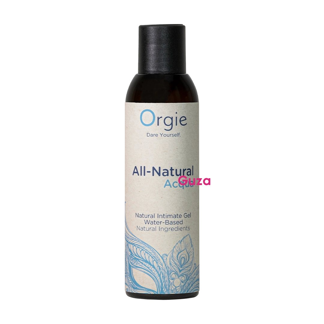 Интимный гель Orgies All-Natural Acqua на водной основе, с натуральными ингредиентами, длительного действия, нелипкий — фото 1