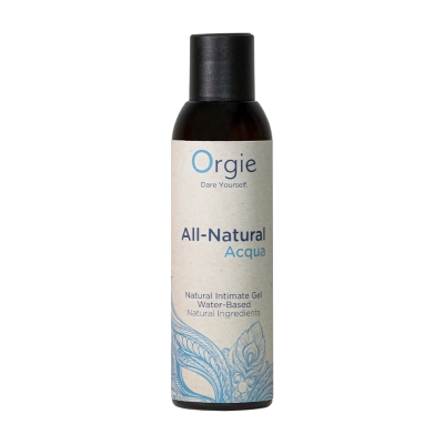 Интимный гель Orgies All-Natural Acqua на водной основе, с натуральными ингредиентами, длительного действия, нелипкий